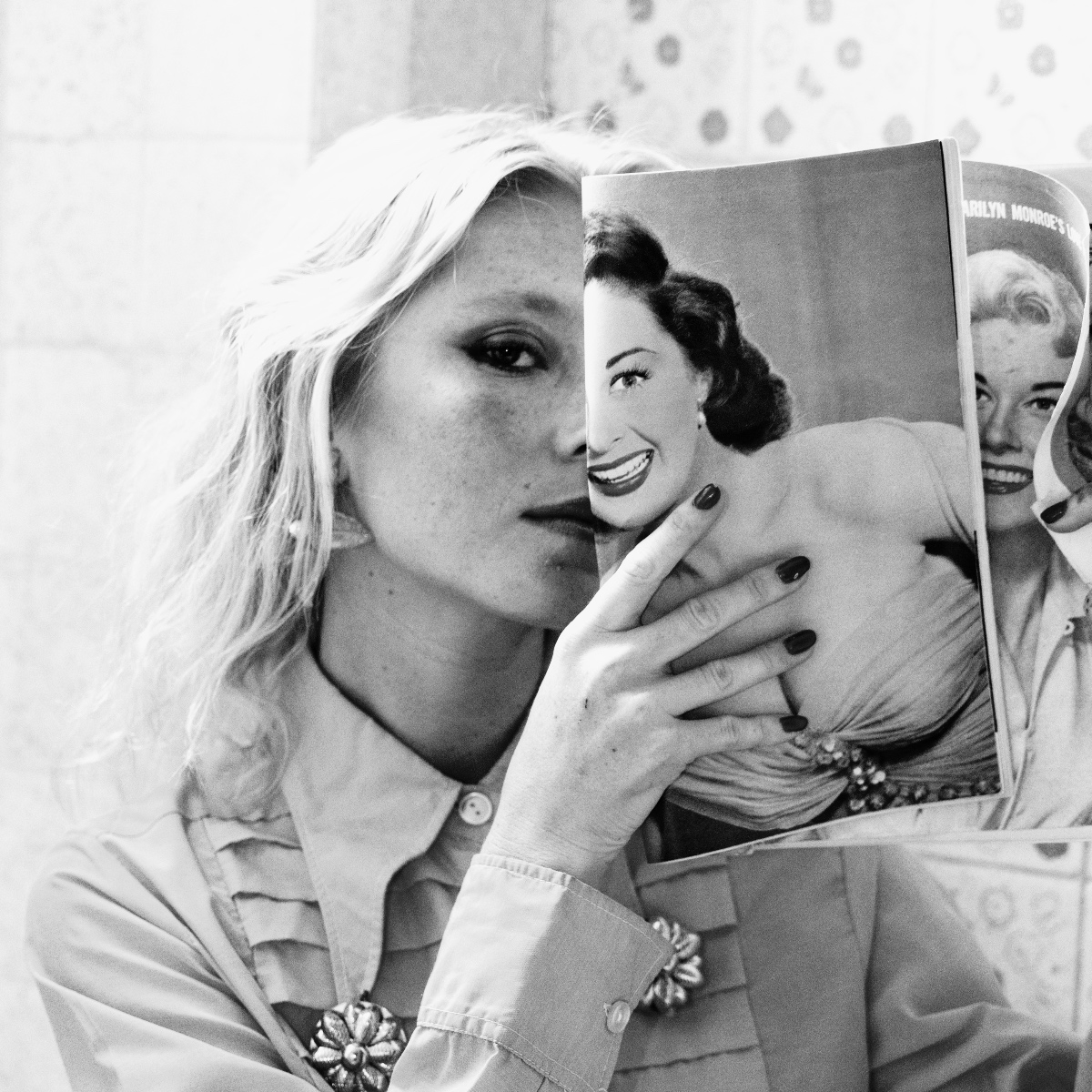 Retrato de Grunge Face Art